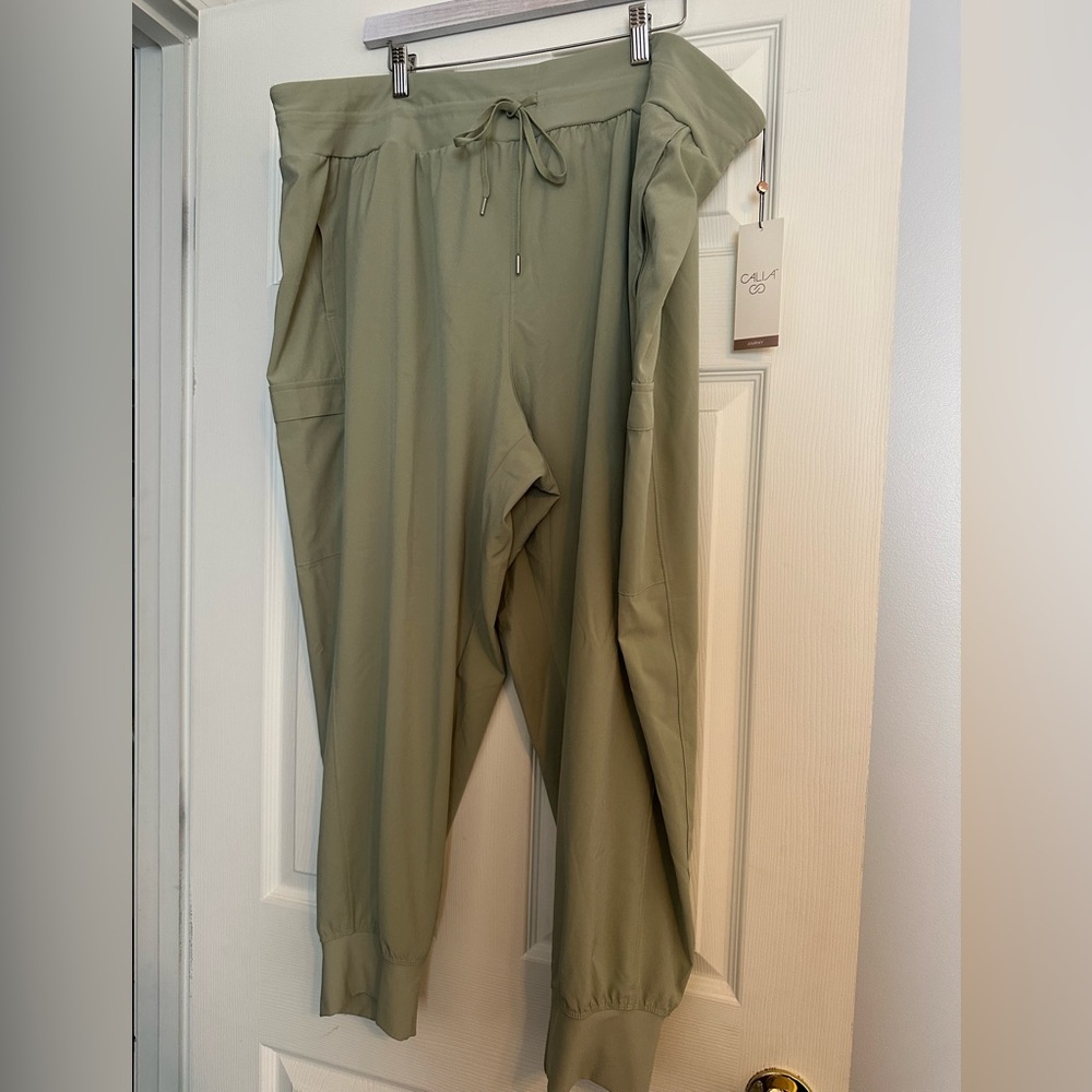 NWT Calia Olive Green Jogger Pants Size 3x